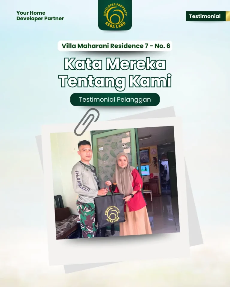 Testimoni pelanggan, Ibu Zahra, Cluster Royal Grandwis No. 03A, ASBA Land