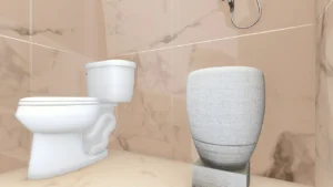 Kamar mandi minimalis di Salsabila Residence Bekasi