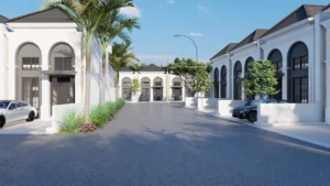 Jalan utama Salsabila Residence Bekasi