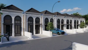 Unit rumah Salsabila Residence Bekasi dengan desain modern klasik.