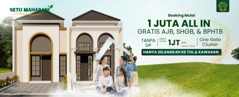 Salah satu unit kavling maharani setu yang sudah jadi