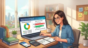 Menghitung kemampuan finansal dan rasio cicilan yang ideal.